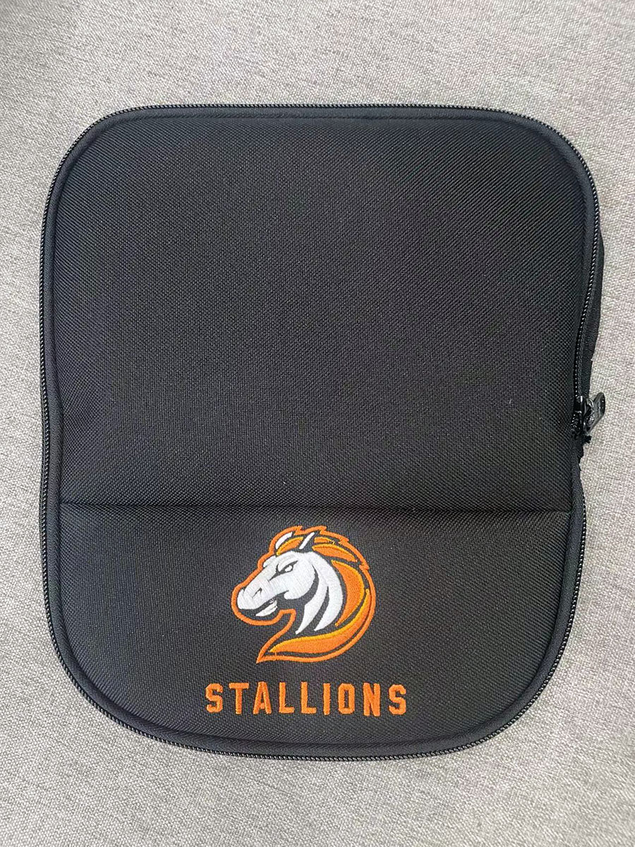 Rango Sports Walrus-Pack Deluxe storage pockets with customized High Point University Baseball Club team logo