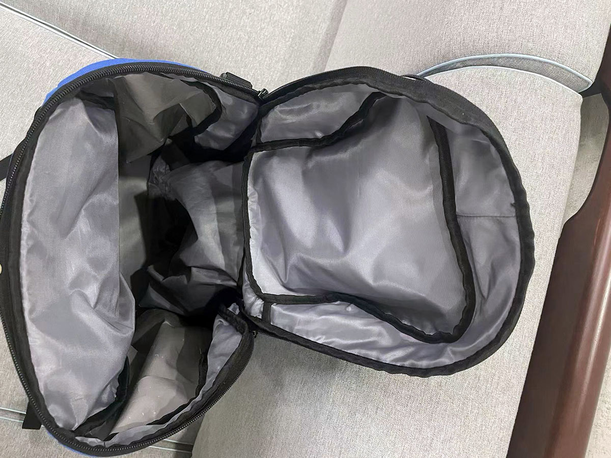 Open Rango Sports Walrus-Pack Deluxe showcasing the amount of space in the bag